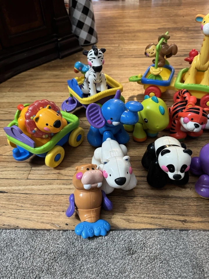 Fisher Price Increíbles Animales Sing & Go Choo Choo Tren Juguete Set Circo Extras Foto 2 de 4