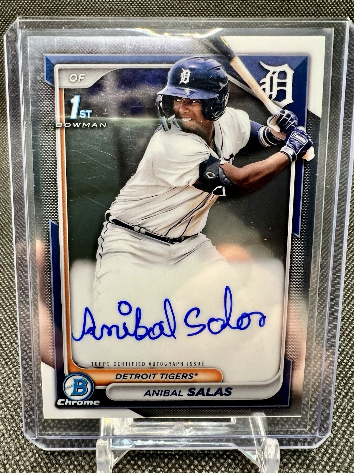 2024 1st Bowman Chrome - Prospect Autographs Anibal Salas #CPA-ASA - TIGERS