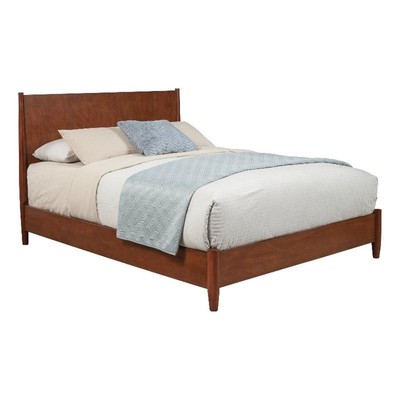 Alpine Furniture Flynn Full Platform Bed in Acorn