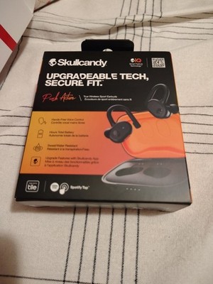 Skullcandy Push Active XT Wireless Earbuds- Black/Orange..