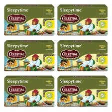 Celestial Seasonings Sleepytime Herbal Tea, Caffeine Free, 20 Tea Bags Box (Pack