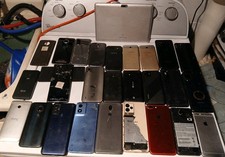 Huge Lot Of Smartphones Lot Of 26 Various Brands Tablet Most Just Needs Screens