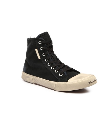 Balenciaga Paris High Top Sneaker Men's 44 Navy Black - Picture 3 of 3