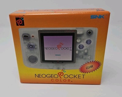 SNK NEO GEO POCKET COLOR ゲーム機 本体とソフト SNK Neo Geo Pocket Color Clear - Brand New, sealed, never opened
