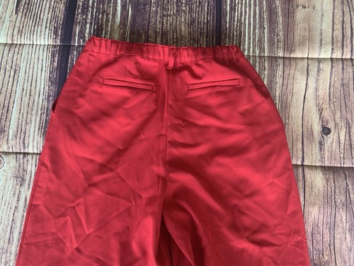 Art Class Girl's Elastic Adjustable Waist Side Pockets Red Flare Dress Pants XXL - Picture 9 of 9
