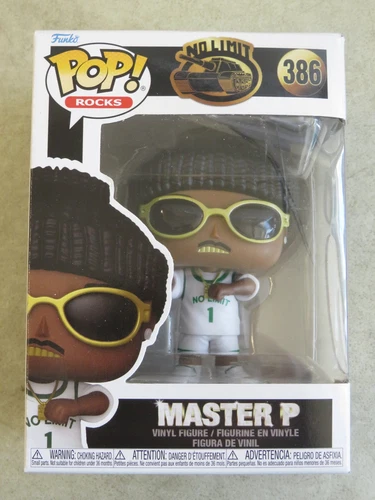 Funko Pop! Rocks No Limit #386 Master P Vinyl Figure + Box