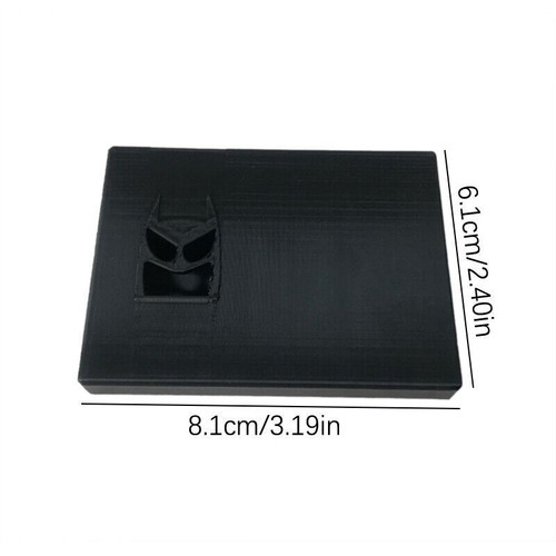 Hero Mask ID Wallet For Men Woman Stylish Superhero Design Card Slots Black - Picture 11 of 16