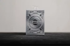 James Bond Silver Edition Foil 007 Playing Cards By Theory11. New Sealed