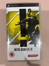 Metal Gear Acid 2 With Manual Psp Playstation Portable Video Game Ac!d2 image