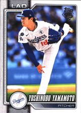 2026 Topps Yoshinobu Yamamoto #90 Los Angeles Dodgers FREE SHIPPING
