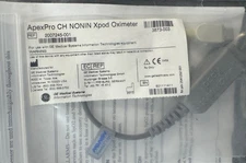 ApexPro CH Nonin Xpod Oximeter Ref# 2007245-001 GE CH Telemetry SPO2 Cable NEW