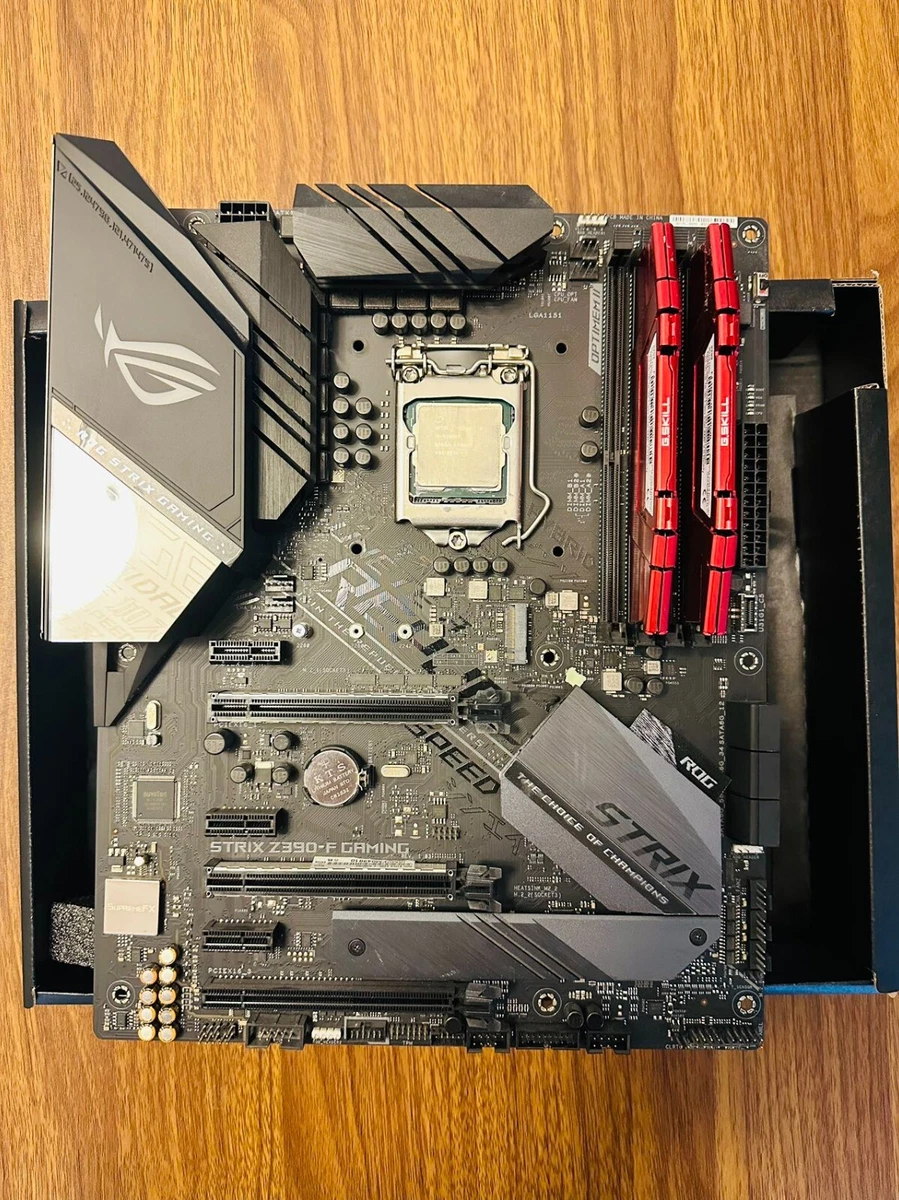 [Whole Set]USED Intel core i9-9900KF+ASUS Z390-F Motherboard+16*2 DDR4 3200  RAM