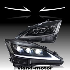 Pair Led Headlights For Lexus Is250 Is350 Isf 2006-2013 Drl Headlamps Assembly