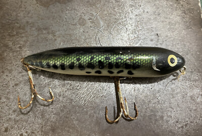 Vintage Fishing Lure Heddon Zara Spook Swayback Baby Bass 4 1/2