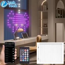 Smart Curtain String Lights 400 LED Color Changing Valentine's Day Holiday Decor