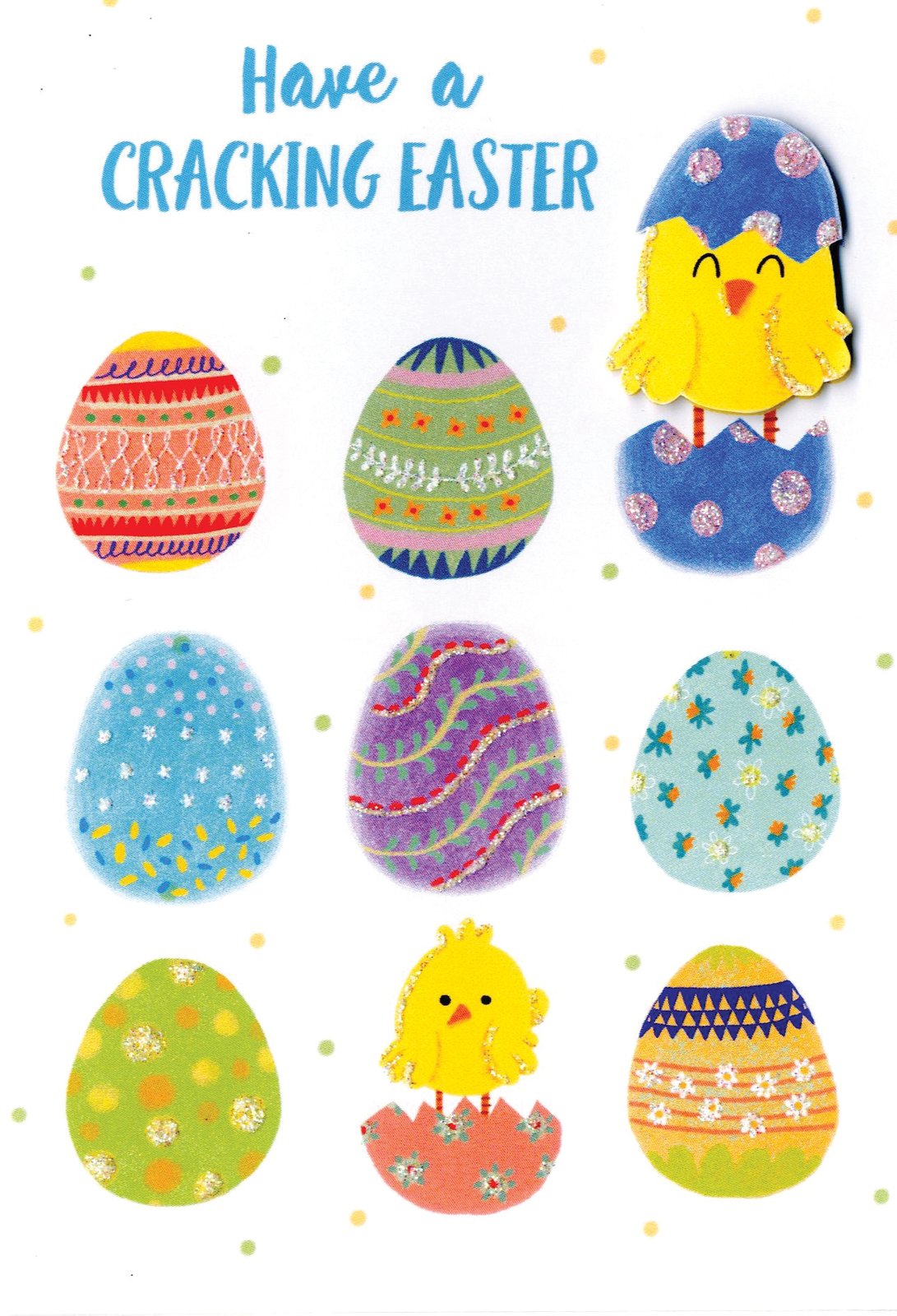 Have A Cracking Easter Card Cute Hello You Embellished Greetings Cards