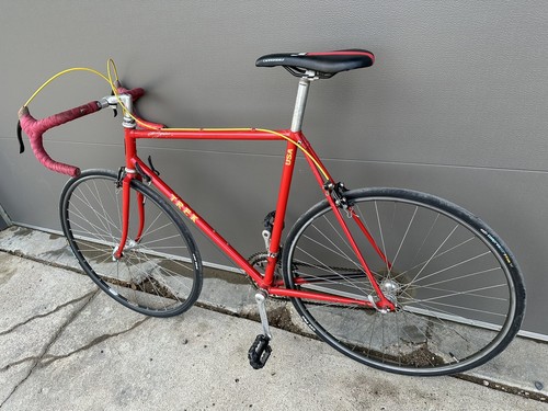 Trek 1985 660 Series Racing Road Bike vintage red bicycle Made in USA 22.5 frame - Picture 2 of 4