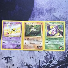 Pokémon TCG Sabrina's Abra Gym Challenge 93 Regular Unlimited Common Plus Extras