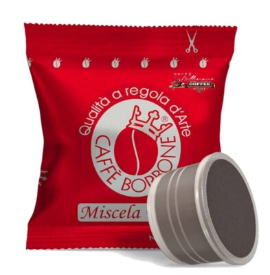 100 Capsules Miscela ROSSA Caffè Borbone FAP Compatible LAVAZZA Espresso Point