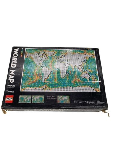 LEGO - ART World Map 31203 - NEW OPEN BOX READ - Photo 1 sur 6