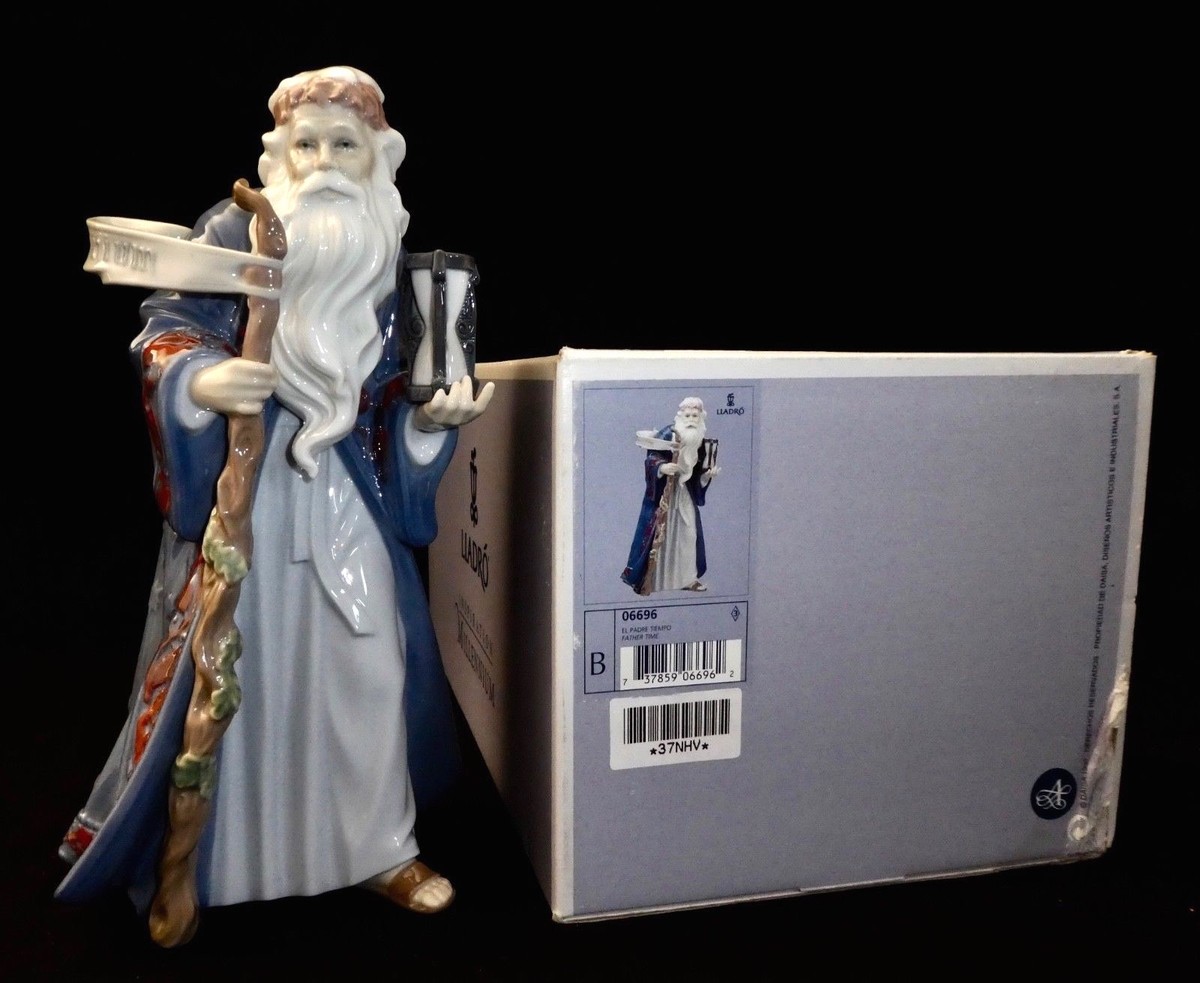 Lladro FATHER TIME by Juan Herrero, #6696. Millennium Collection