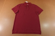 Old Navy Mens Size Small Cranberry Short Sleeve Uniform Pique Polo Shirt NWT
