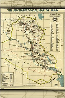 Poster, Many Sizes; Archaeological Map Of Iraq 1967