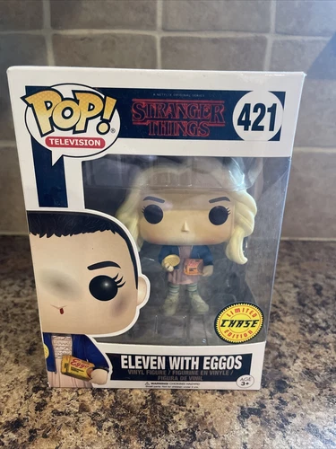 Funko Pop Stranger Things Eleven with Eggos No 421 Vinyl Figure (13318) Chase
