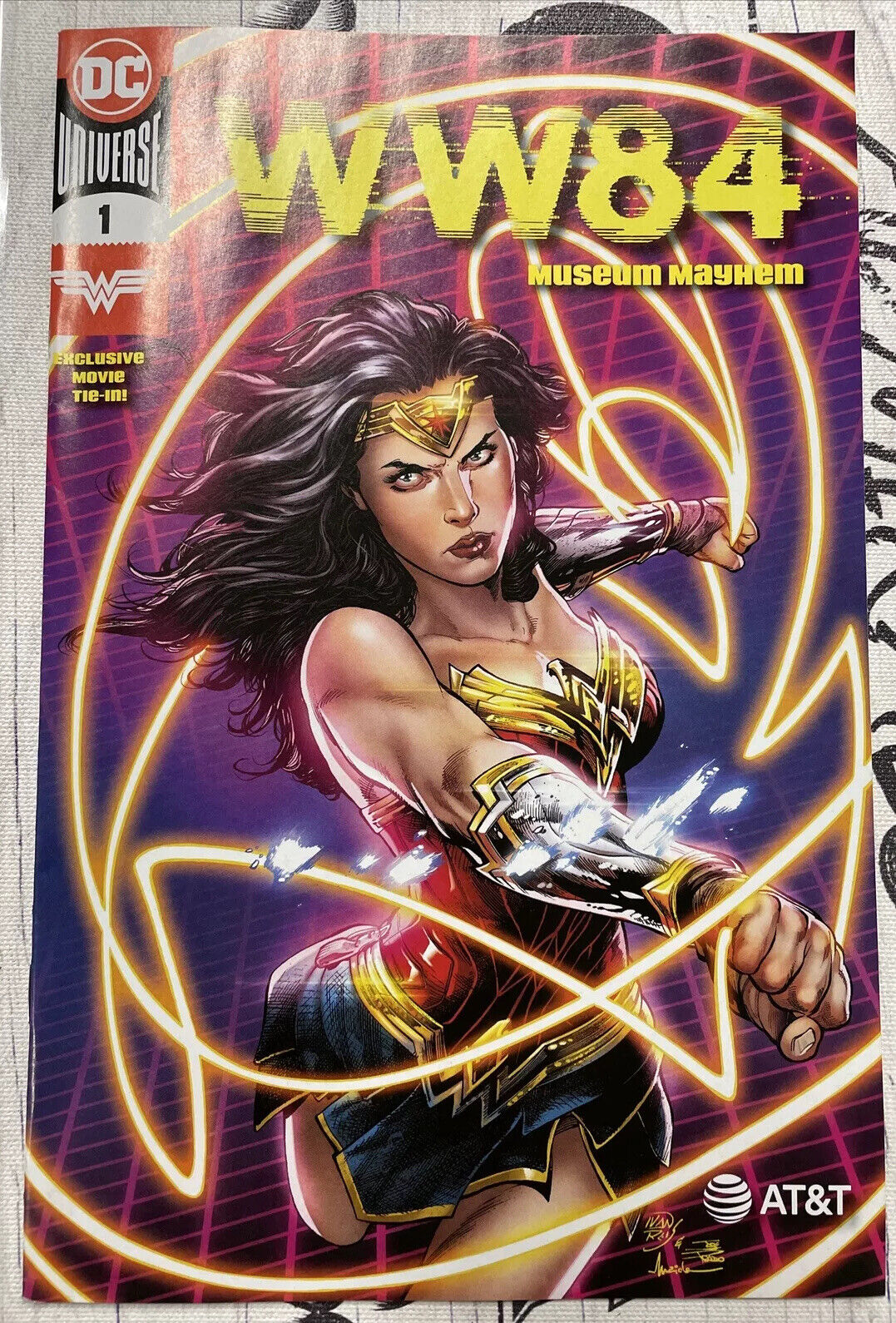 WW84 Museum Mayhem Exclusive Movie Tie-In Comic Book DC Universe 1 Wonder Woman