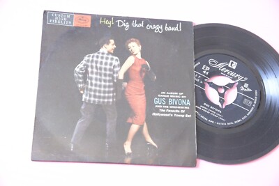 GUS BIVONA HEY DIG THAT CRAZY BAND EP ORIG ITALY '60 4 TRACKS CHE JAZZ !!!