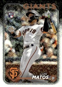 Luis Matos RC 2024 Topps All Star Game Foil Stamp #28 ROOKIE MLB Giant ID:113101