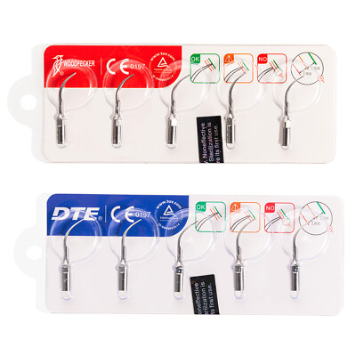 5/pk Dental Ultrasonic Scaler Tips G1 / GD1 Fit Woodpecker EMS / DTE NSK SATELEC