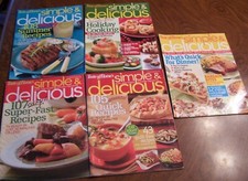 Lot of 5 Taste of Home's Simple  Delicious Magazines 2006/2007  BONUS 