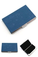Business Name Id Card Holder Navy Case Stainless Steel And Leather Wallet Business Name Id Card Holder Navy Case Stainless Steel And Leather Wallet