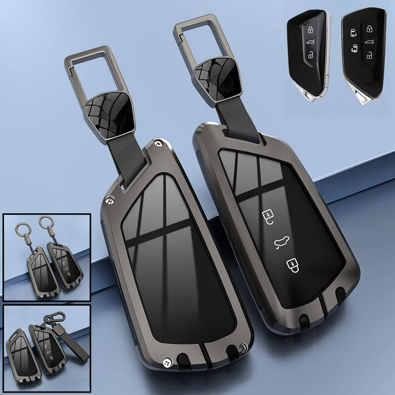 For VW ID.3 ID.4 GTI GTD Ateca Golf 8 Skoda Zinc Alloy TPU Car Key Case Cover - Image 3 of 4