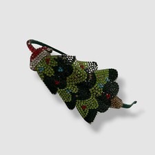 Bari Lynn Kids Girl's Green Embellished Christmas Tree Headband