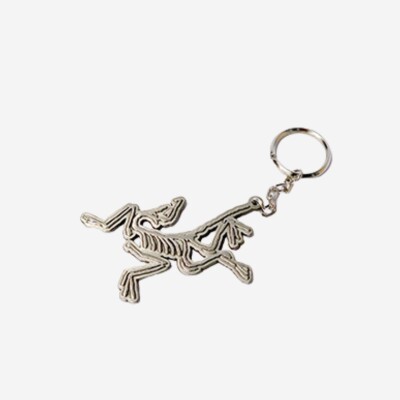 Arc'teryx Metal Keyring Lightweight Durable Skeleton Design