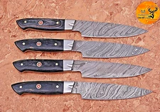 HANDMADE DAMASCUS STEEL STEAK KNIFE SET CHEF KNIFE KITCHEN KNIVES-CUTLERY 1625
