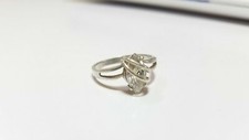 Sterling Silber (925) 2 ct. SOLITÄR CZ Ring Gr. 10