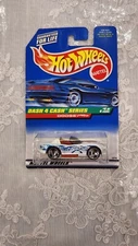 1998 HOT WHEELS DODGE VIPER RT/10 #4/4 DASH FOR CASH SERIES WHITE #724 COLLECTOR
