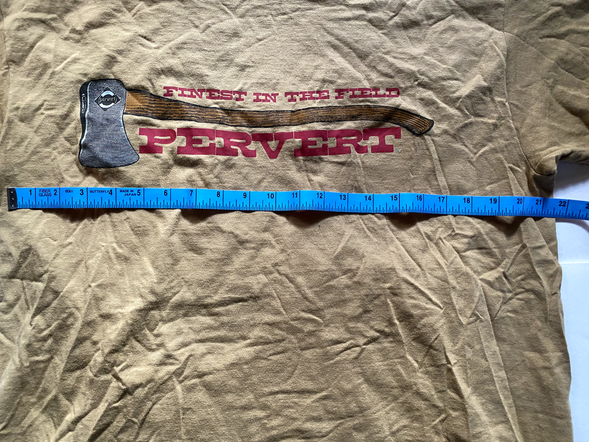 Vintage Pervert Finest In The Field T-Shirt Hip Hop Skateboarding