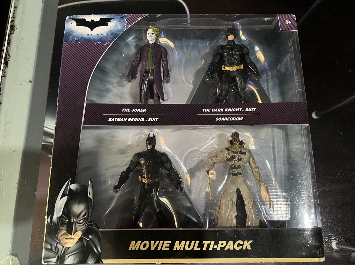 BATMAN Dark Knight Scarecrow Joker Multipack Action Figure Set By 