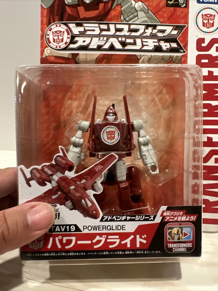 TakaraTomy Transformers Adventure TAV-19 Powerglide Action Figure Brand New - Image 2 of 4