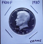 1980 S Kennedy Half Dollar - Impaired Proof