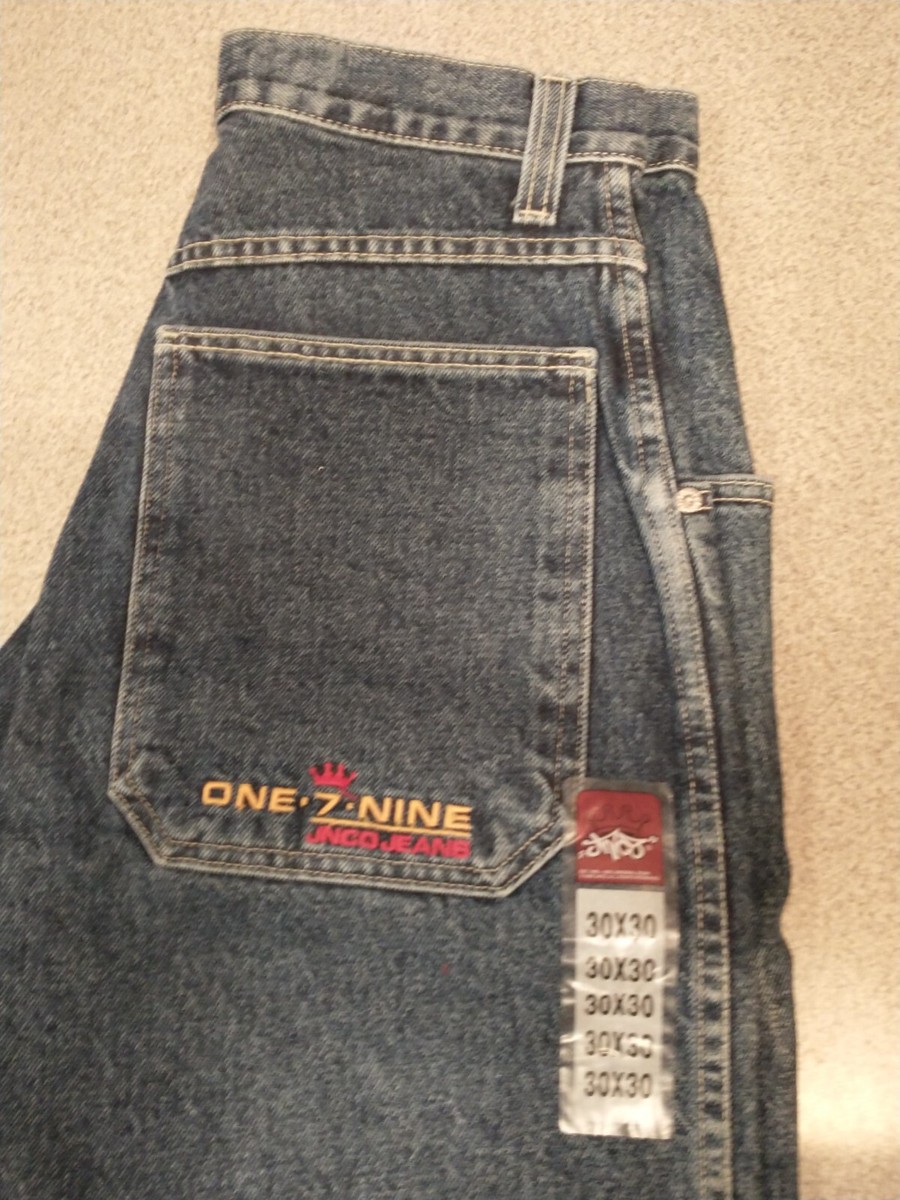 レア　JNCO jeans デニム　30✖️30 New with tags!!! ONE 7 NINE JNCO Jeans 30 x 30 - Holy Grail