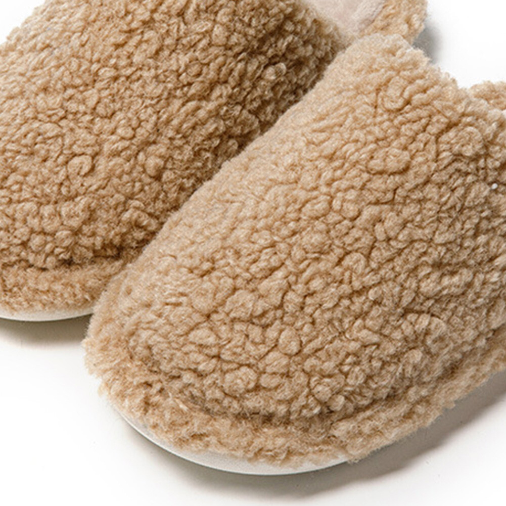 APL Pantofole da camera da letto donna ricce finta lana memory foam ciabatte da casa ciabatte da interno