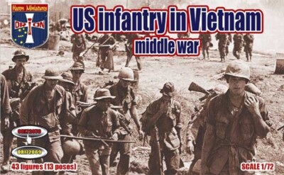 US infantry in Vietnam (middle war) Plastic Model Kit 1