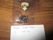 V Fly Needle Point V100 Scorpion Super Grub Hooks 50 Size 14 Bronzed