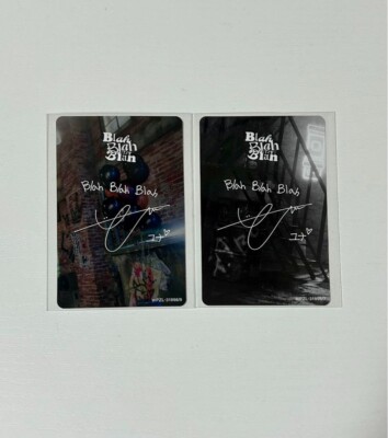 ITZY Yuna Blah Blah Blah Photocard A B Normal Japan FC MIDZY