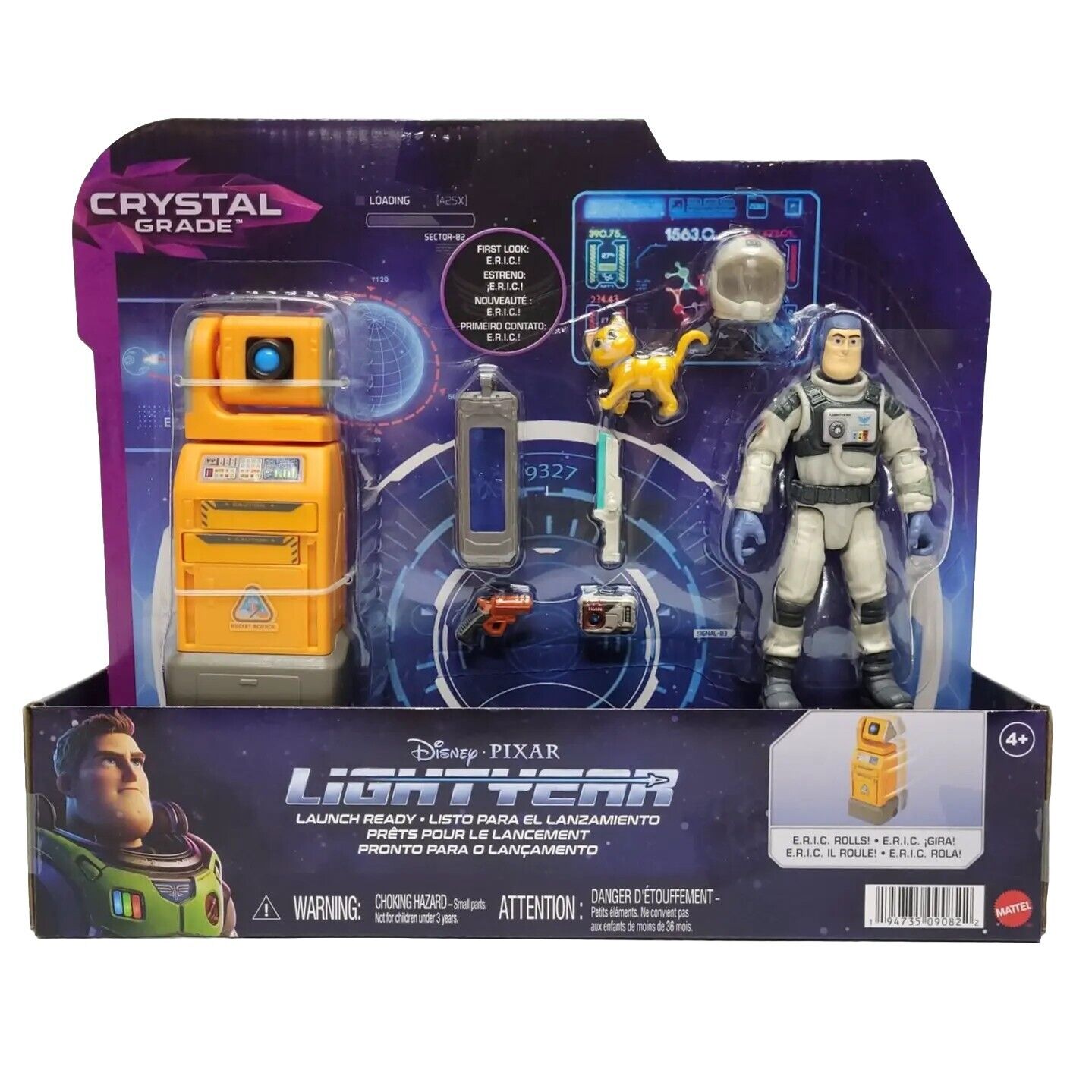 Toy Story Lightyear Crystal Grade Launch Ready Buzz & Eric Action Figure Set 